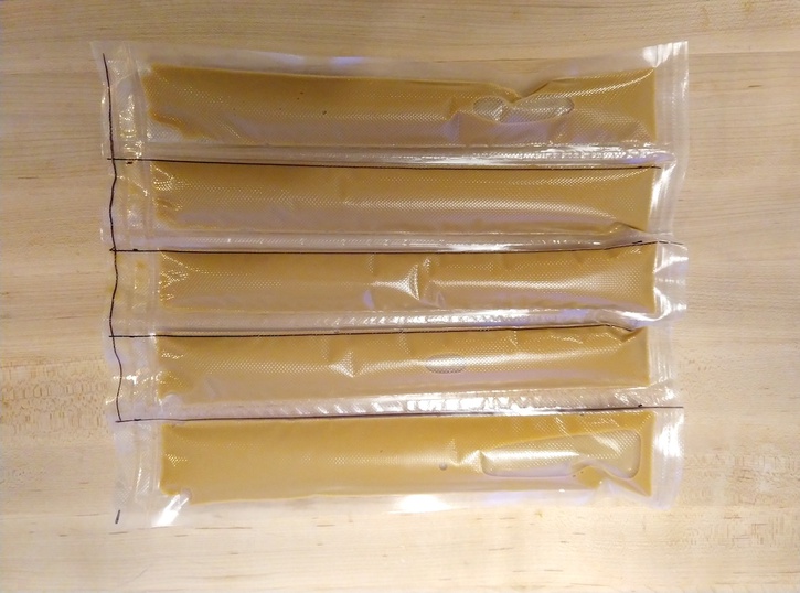 image of sheet of freezepops