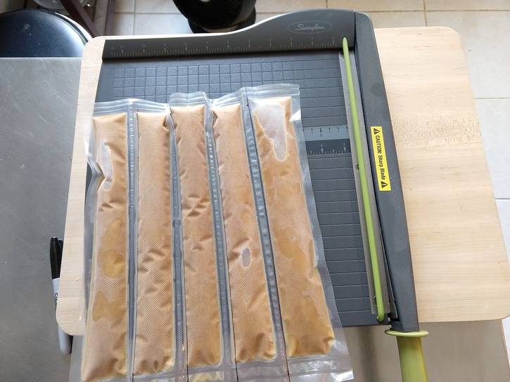 image of sheet of freezepops